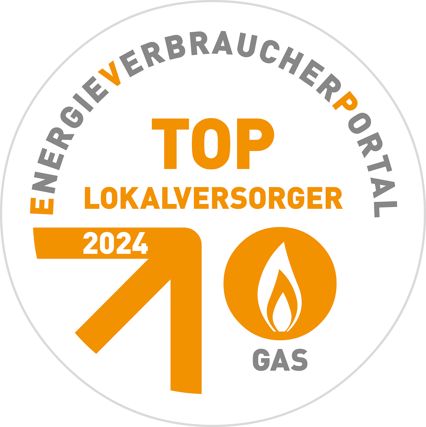 Auszeichnung TOP Lokalversorger Gas