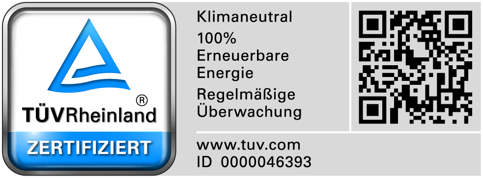 TÜVRheinland zertifiziert