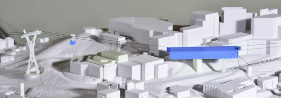 Seilbahn Modell Aus Dem 3d Drucker Zeigt Trassenverlauf Wuppertaler Stadtwerke