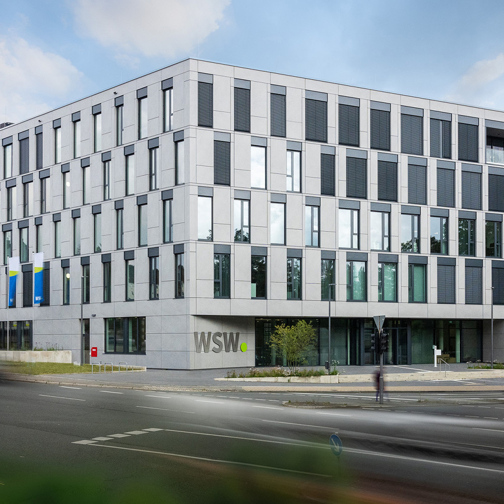 Die WSW Hauptzentrale an der Bromberger Straße Ecke Carnaper Straße