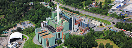 AWG Wuppertal aus der Luft