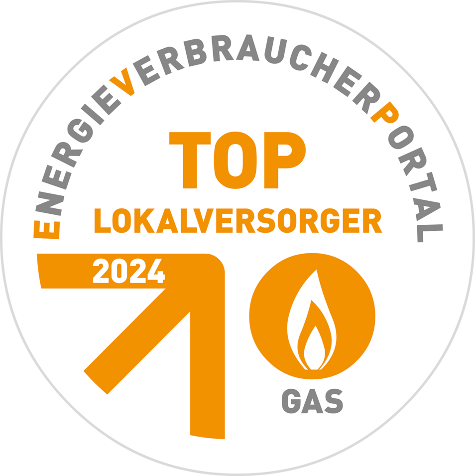 Auszeichnung TOP Lokalversorger 2014 in der Sparte Gas